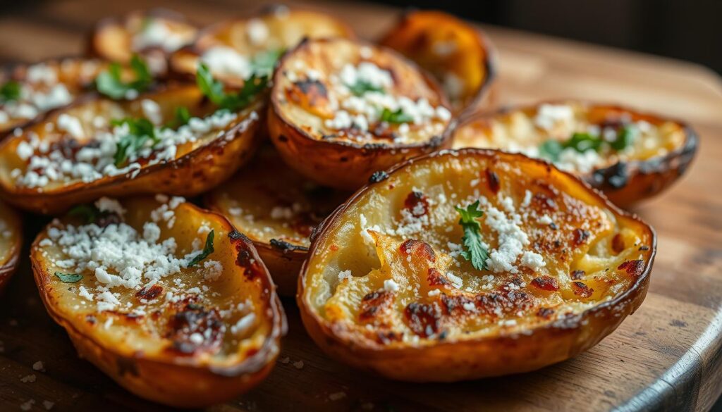 Crispy potato skins