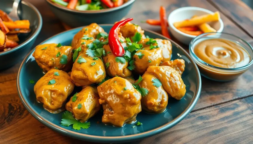 chicken with peanut butter -recipe