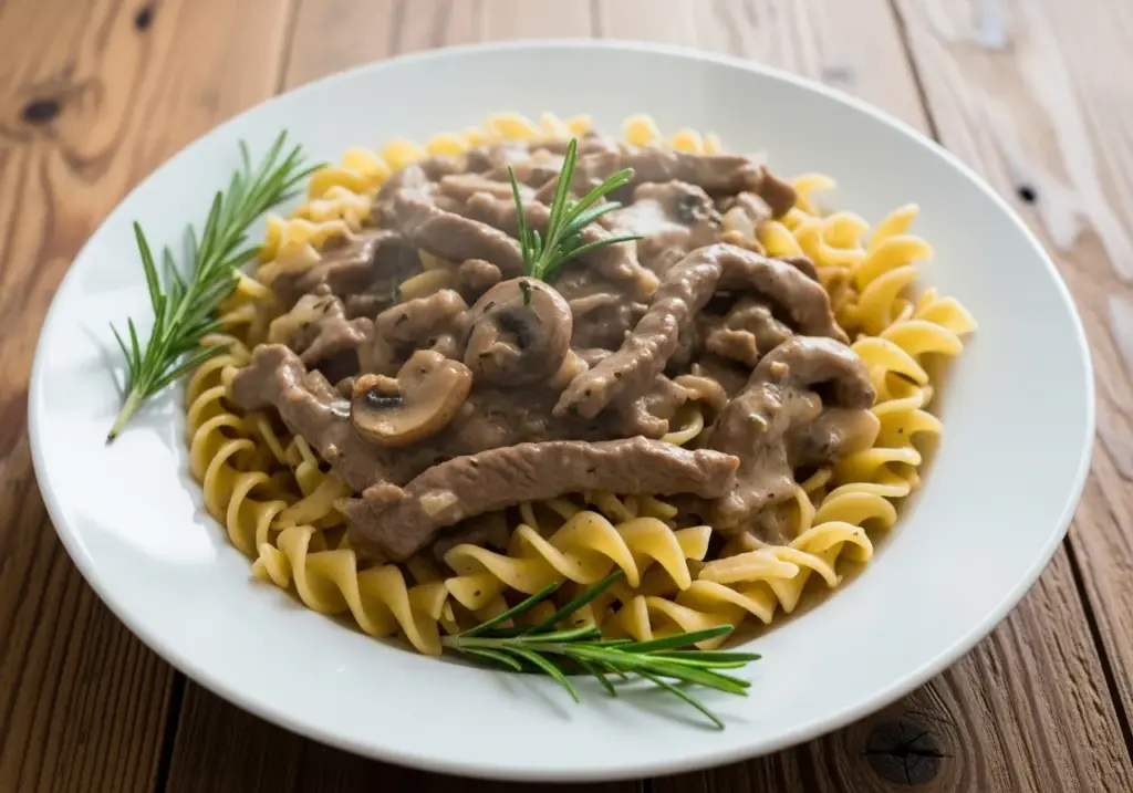 easy beef stroganoff slow cooker recipe rosemary