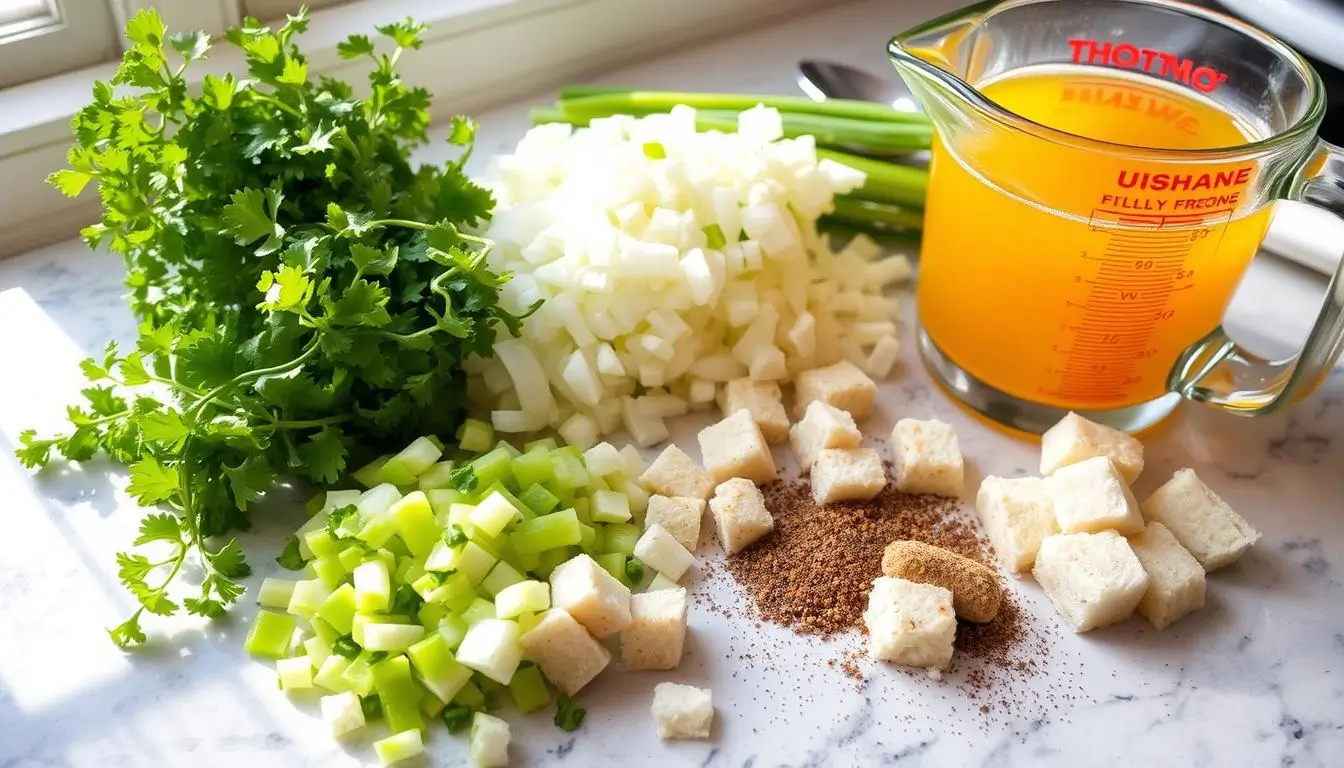 homemade chicken dressing ingredients