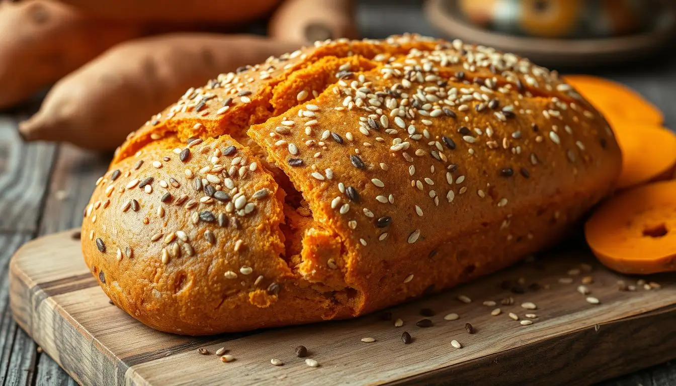 seeded miso sweet potato bread recipe