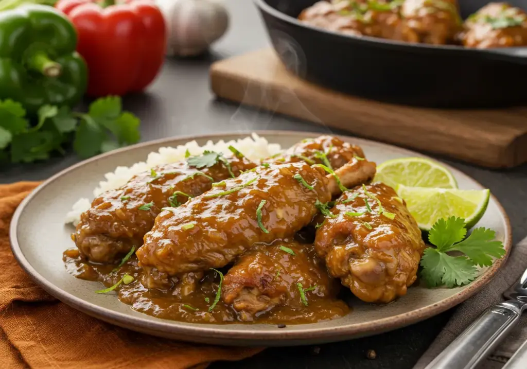 smothered turkey wings