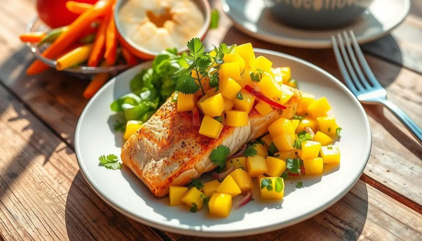 Salmon With Mango Salsa