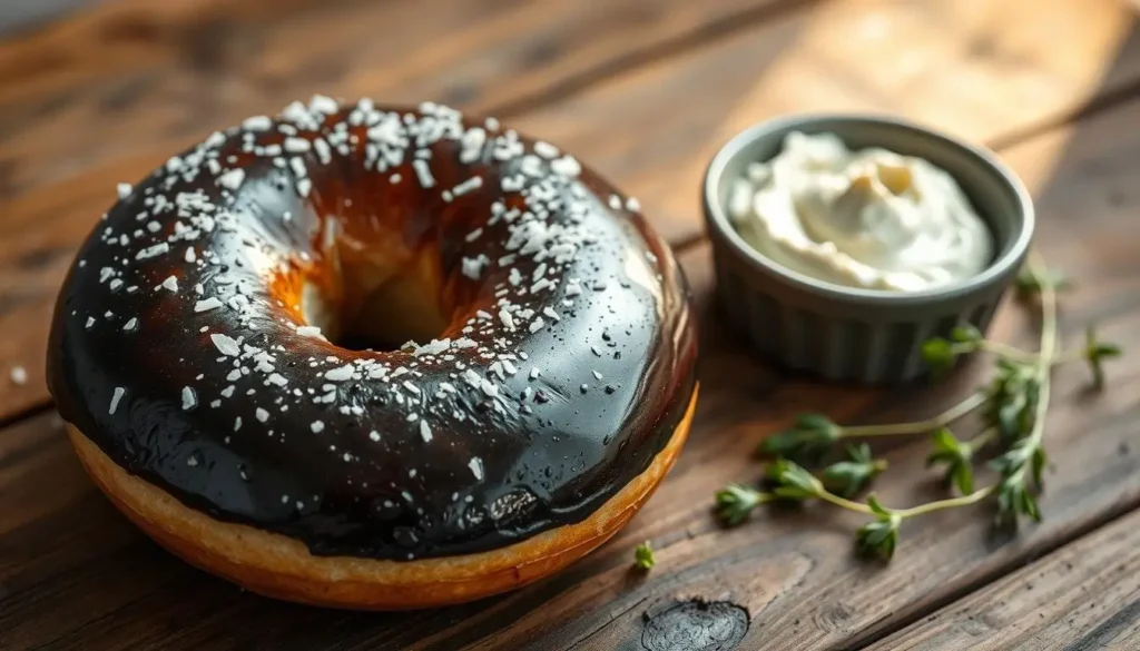 black russian bagel