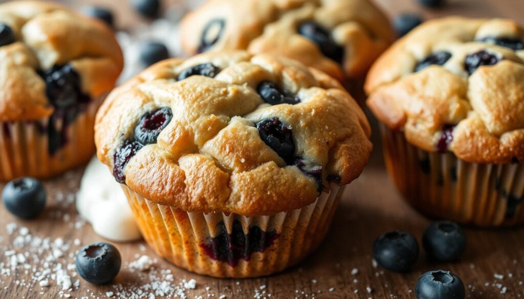 blueberry muffins with yogurt