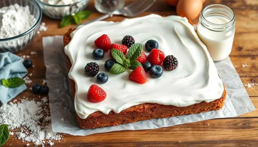 kefir sheet cake