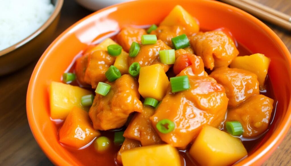 sweet and sour chicken