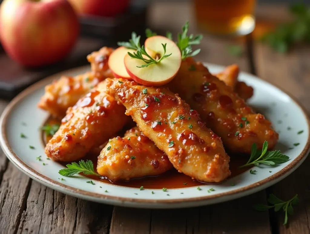 Apple and Honey-Glazed Chicken Tenders Recipe