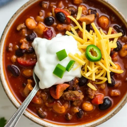 Turkey Cranberry Chili