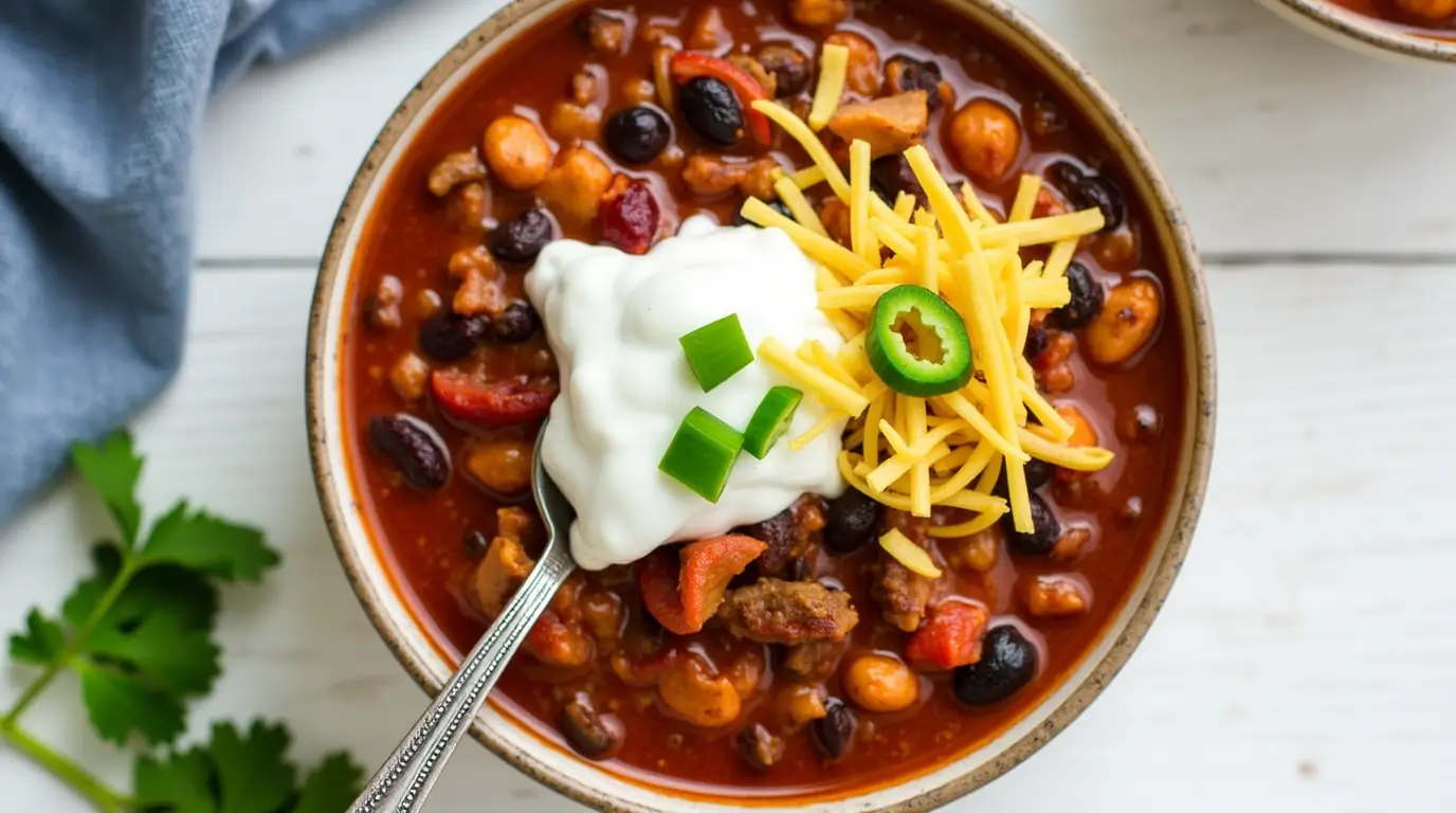 Turkey Cranberry Chili