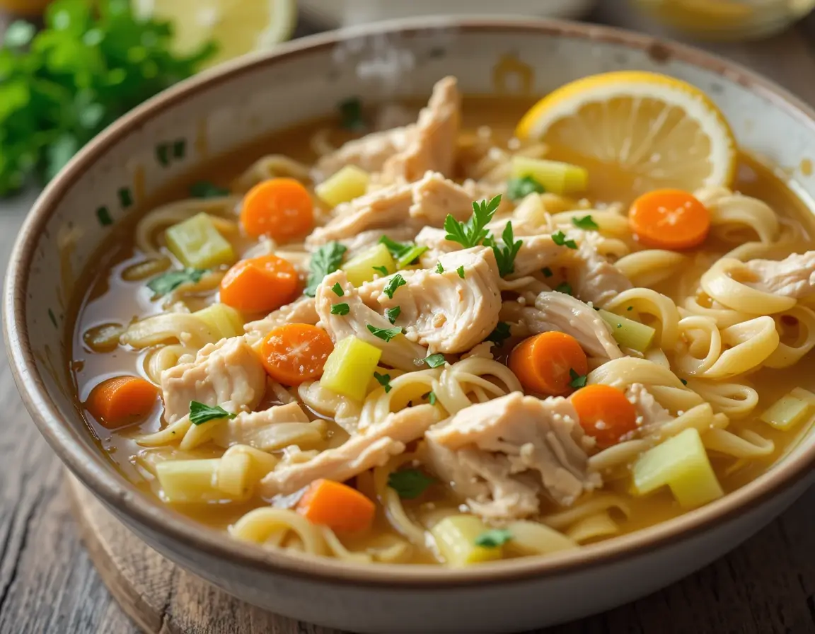 Vegan Chicken Noodle Soup recipe