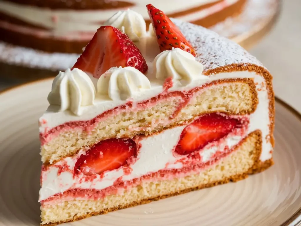 strawberry earthquake cake