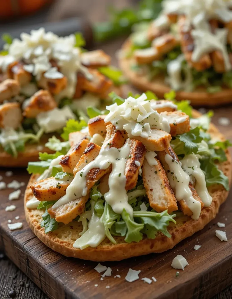 Chicken Caesar Flatbreads 2