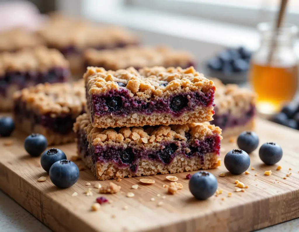 Blueberry Oatmeal Bars