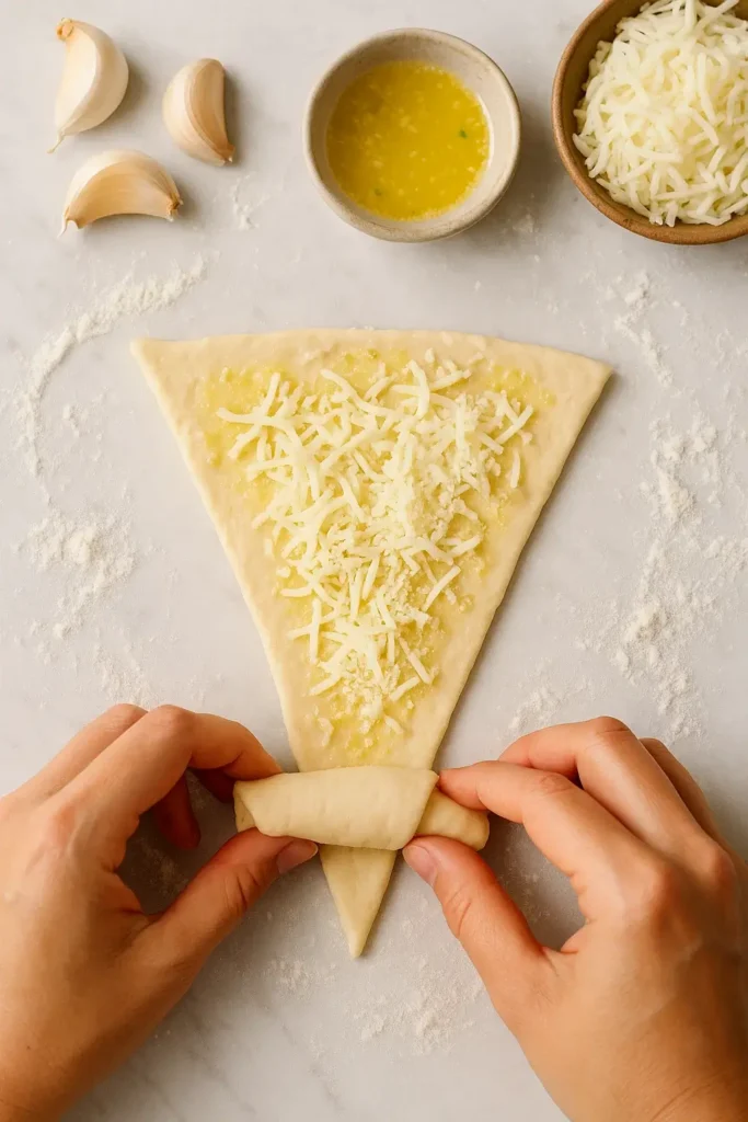 Cheesy Garlic Butter Rollups 2