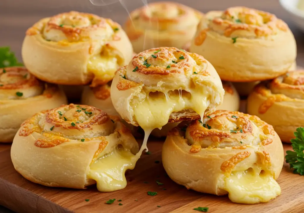 Cheesy Garlic Butter Rollups