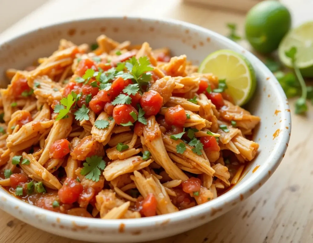Slow Cooker Salsa Chicken