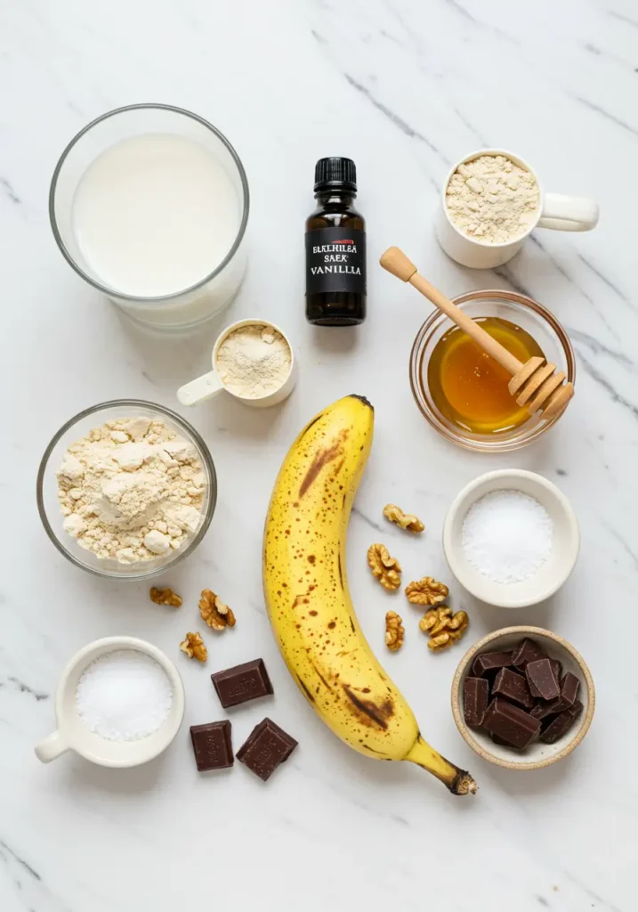 Ninja Creami Chunky Monkey Protein Ice Cream ingredients