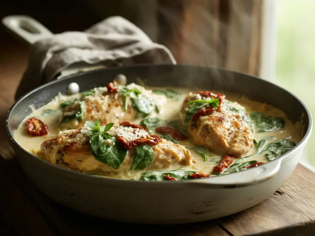 creamy Tuscan chicken
