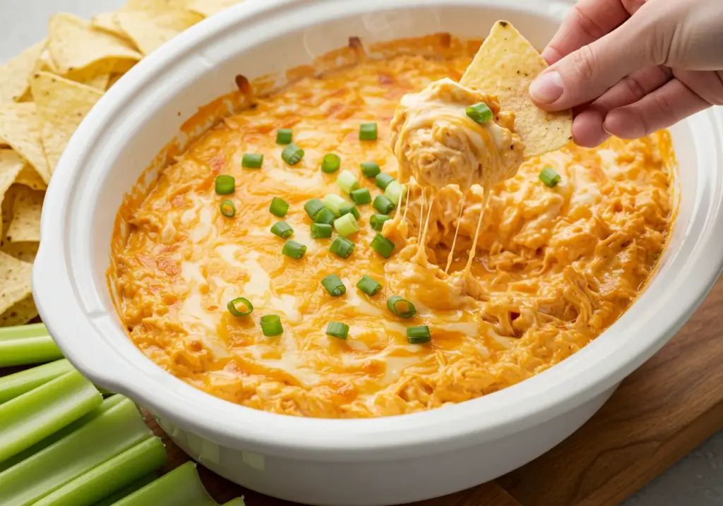Cheesy Buffalo Chicken Dip