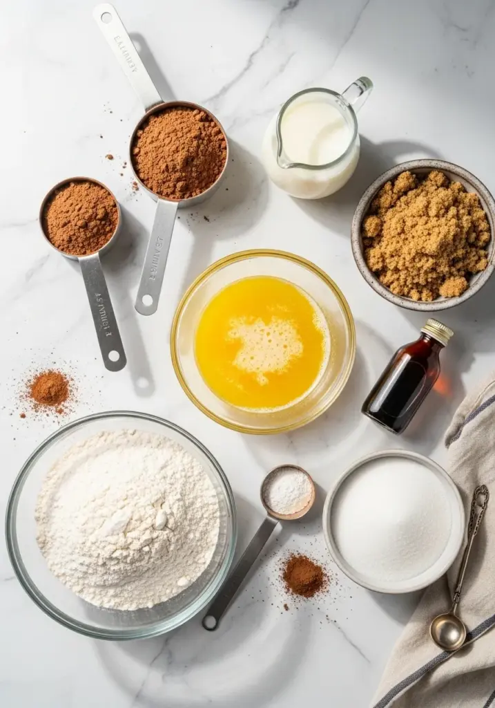 Slow Cooker Chocolate Lava Cake ingredients