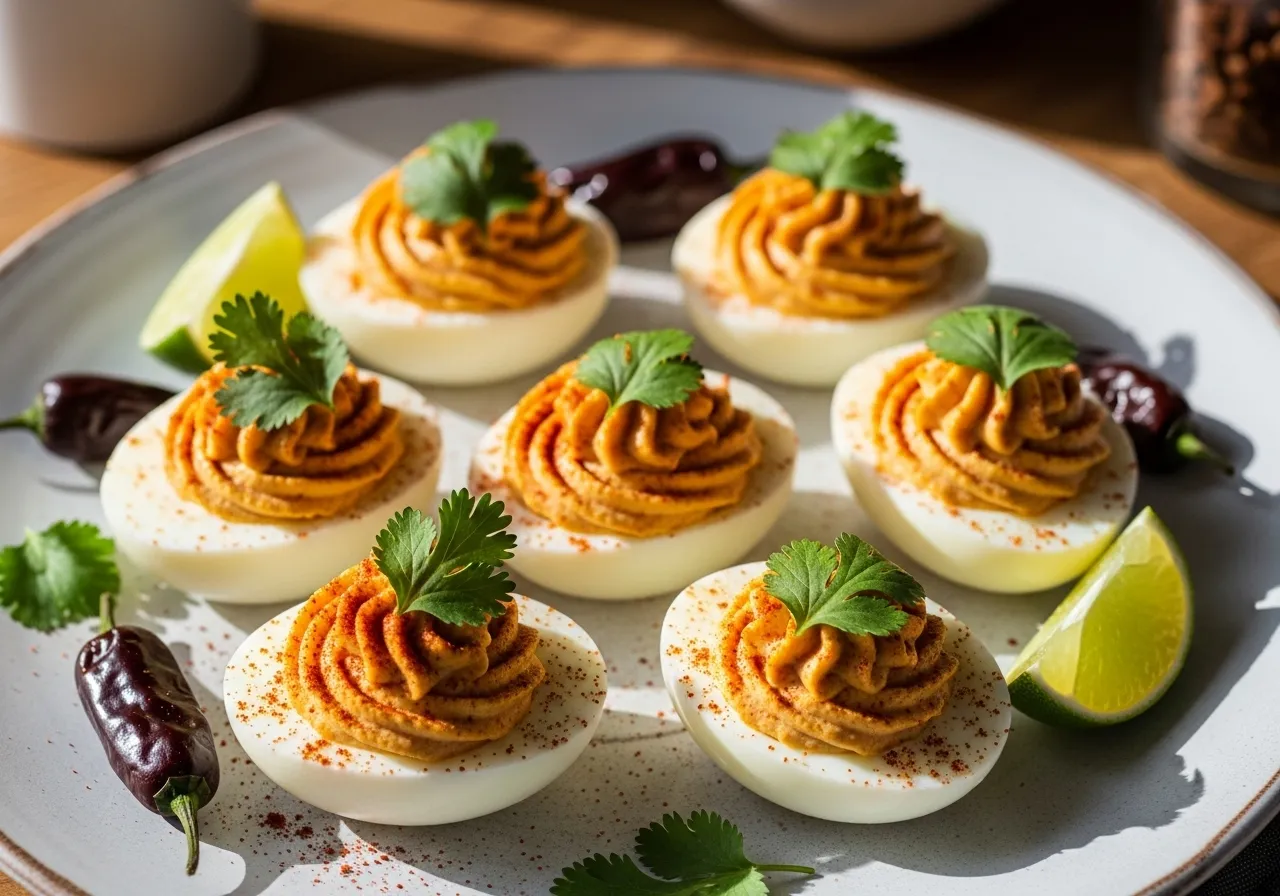 Spicy Deviled Eggs