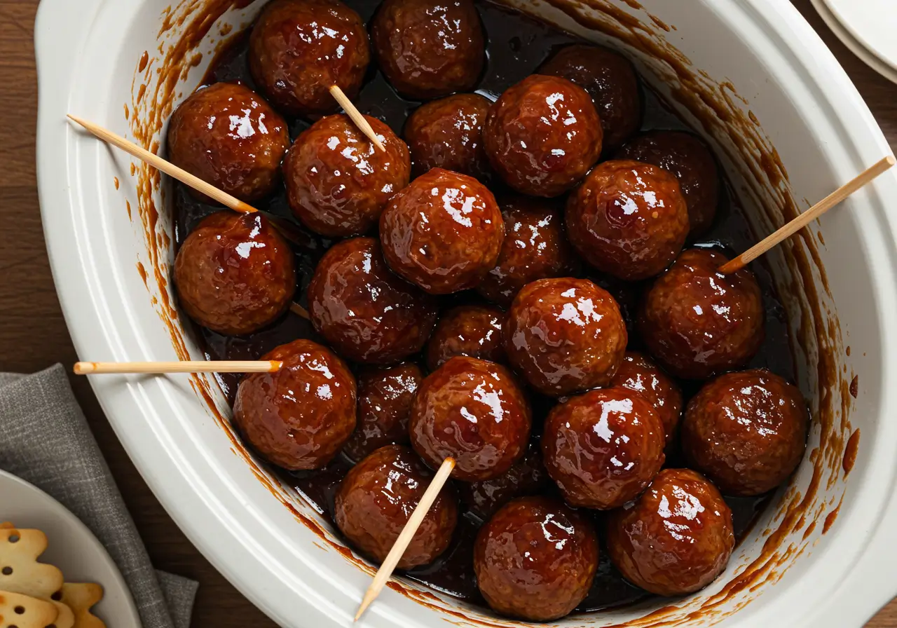 meatballs with grape jelly and chili sauce