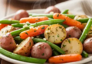 Garlic Herb Roasted Veggies